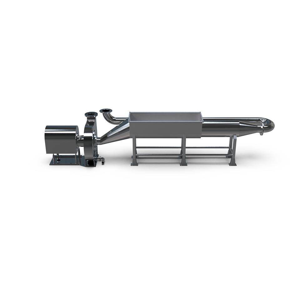 Hydrotransfer - stainless steel - frontal view
