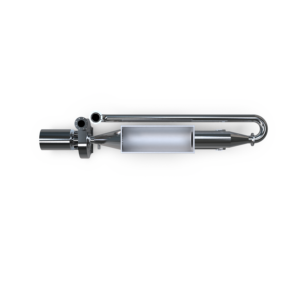 Hydrotransfer - stainless steel - top view