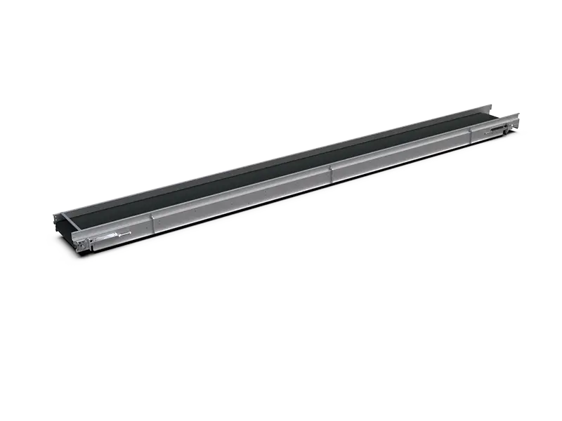 Conveyor belt - closed structure - flat - rubber belt
