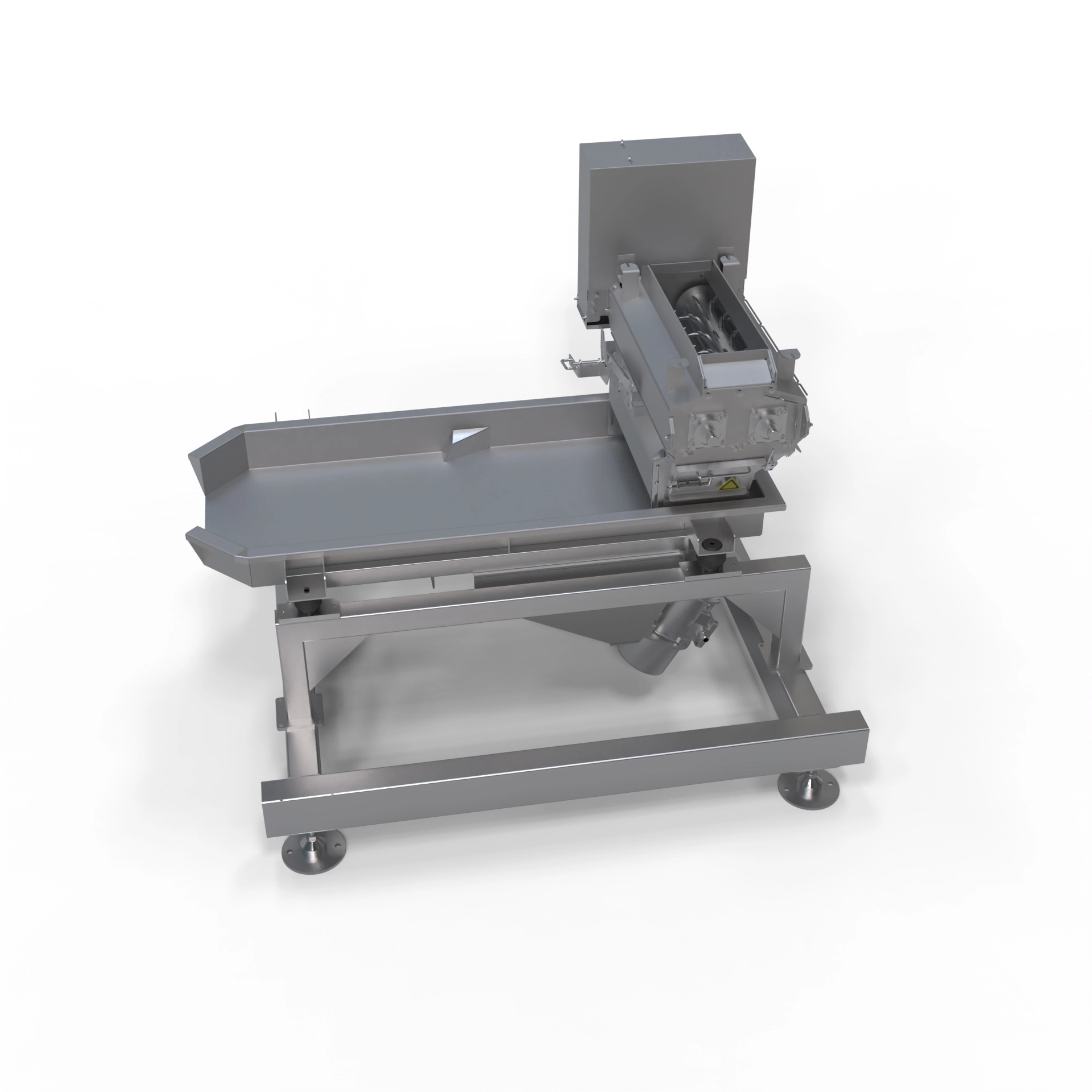 Rompedor de racimos en el agitador de transporte