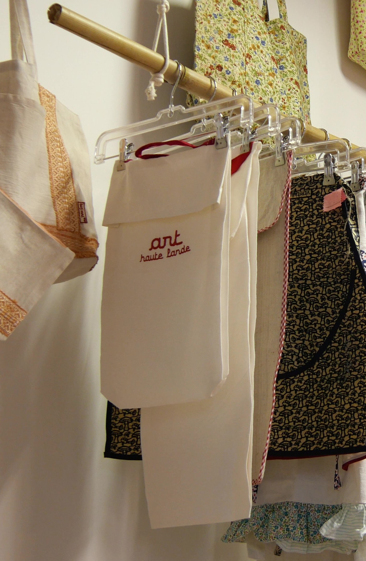 Showroom d'articles confectionnés par Art Haute Lande