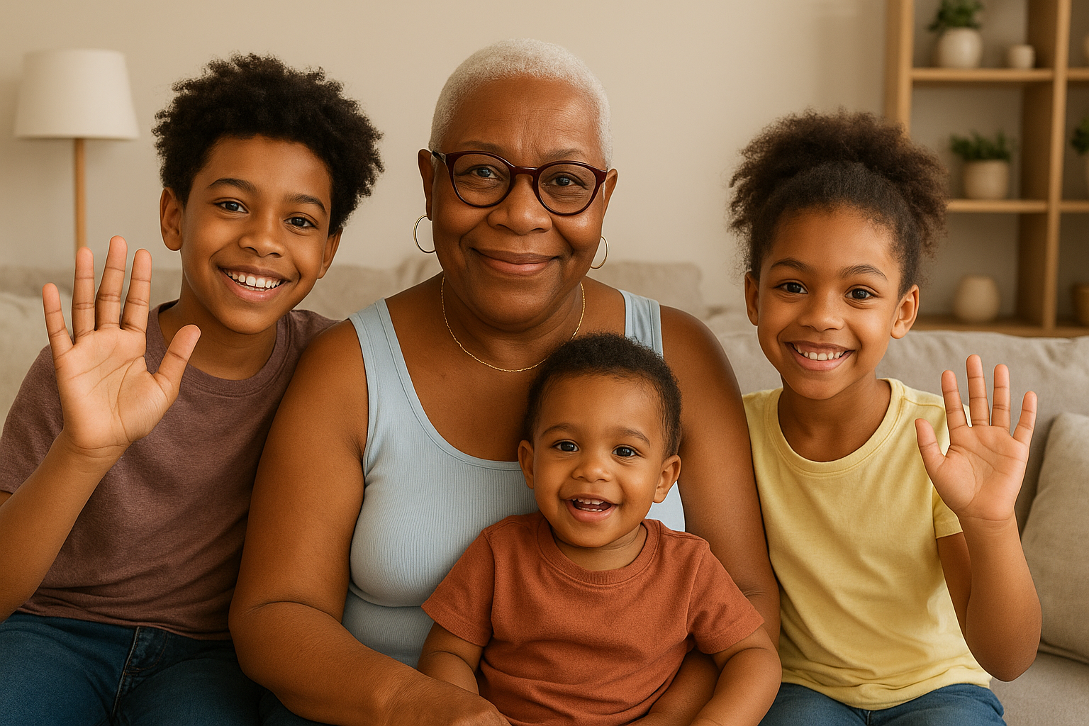 image of a woman in a telehealth session