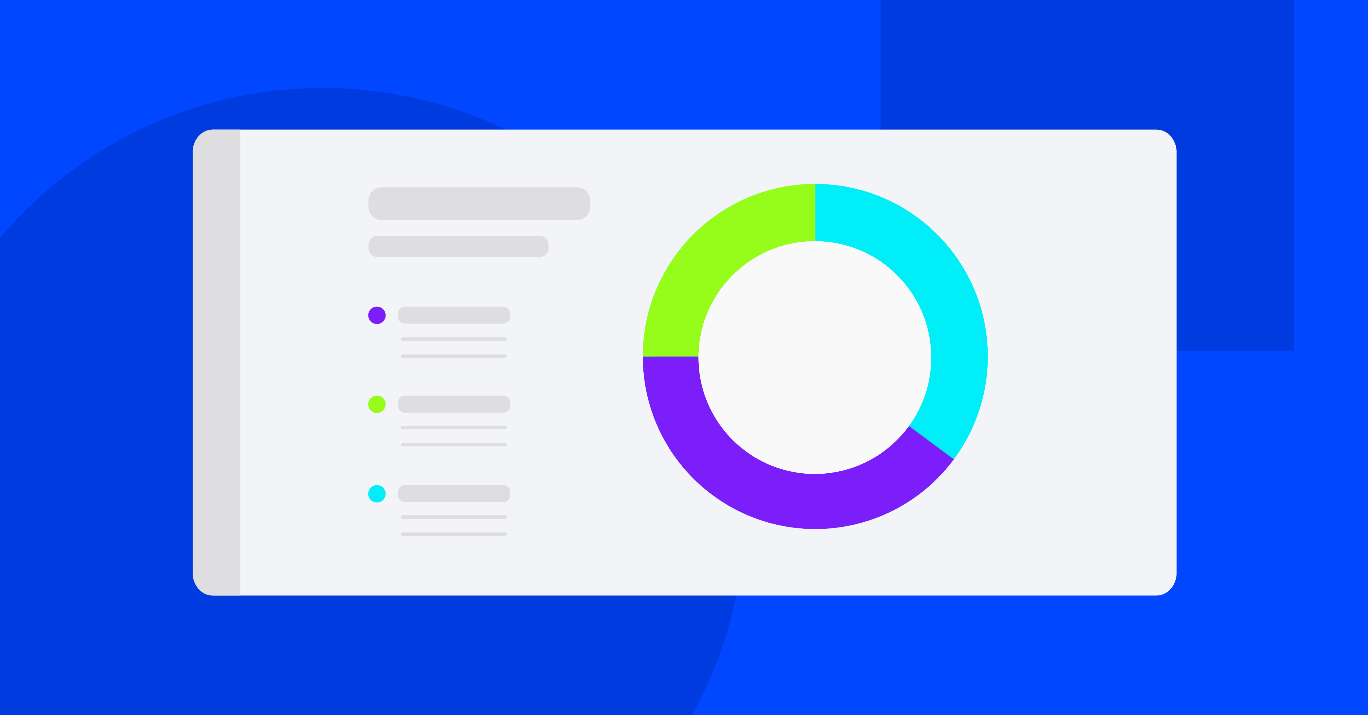 Marketing data visualization donut chart example from NinjaCat