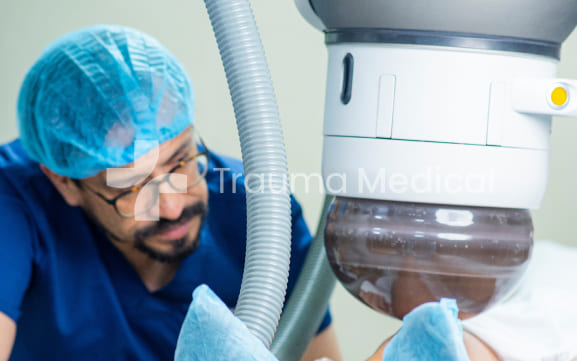 Tratamiento de onda de choque electrohidráulica