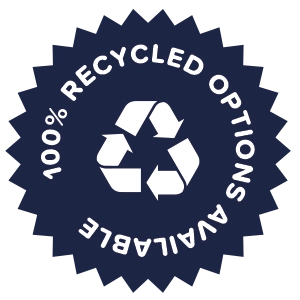 Recycled plush toy option available icon.