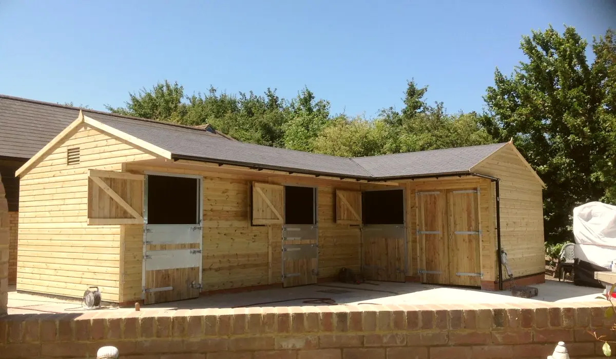 L-Shaped Stable Block