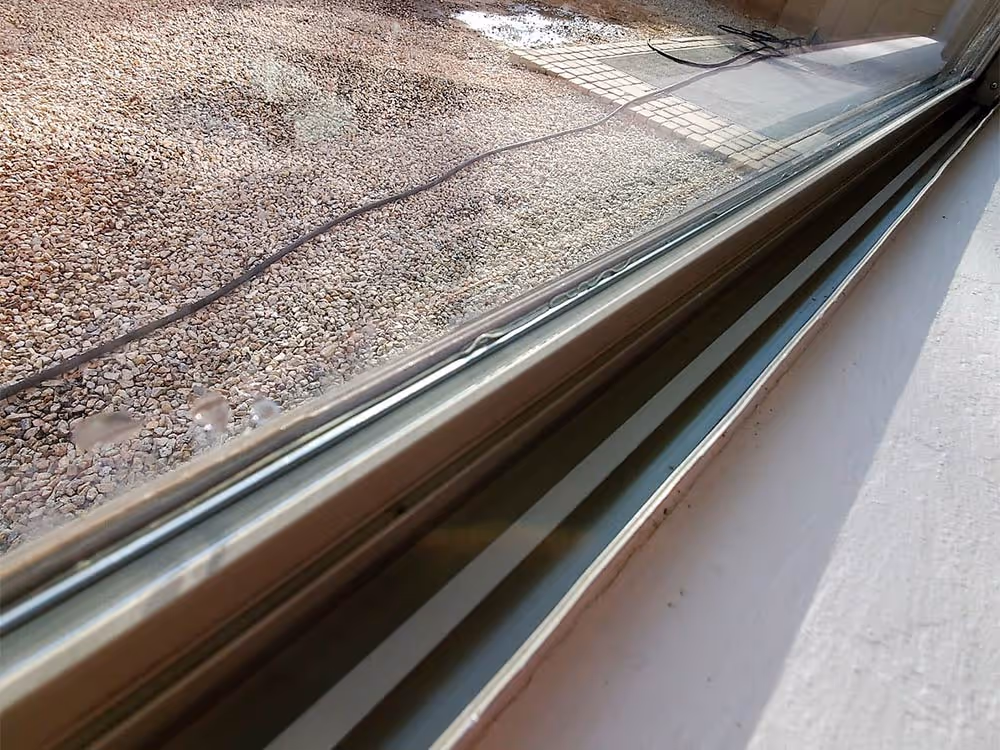 Cleaned window tracks at a home in Phoenix
