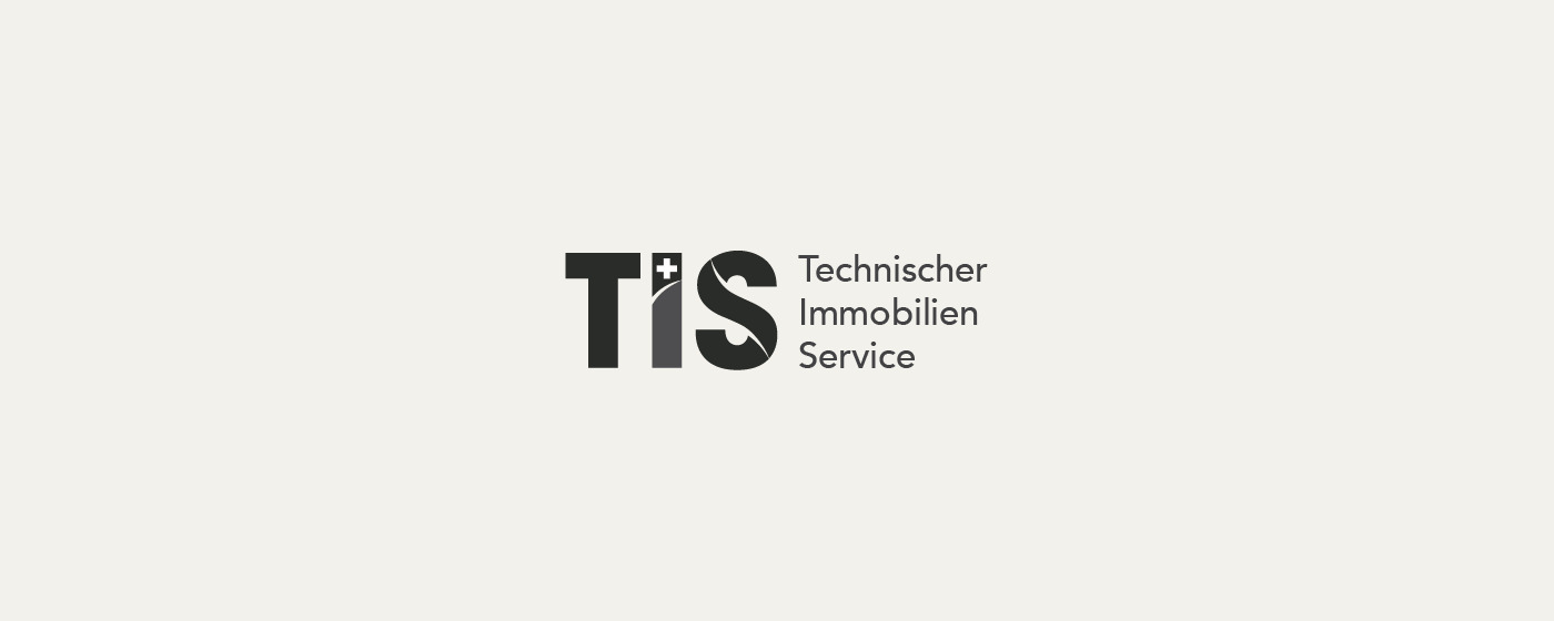 Logo TIS Technischer Immobilien Service mit Kurzform als Bildmarke und lesbarer Langform