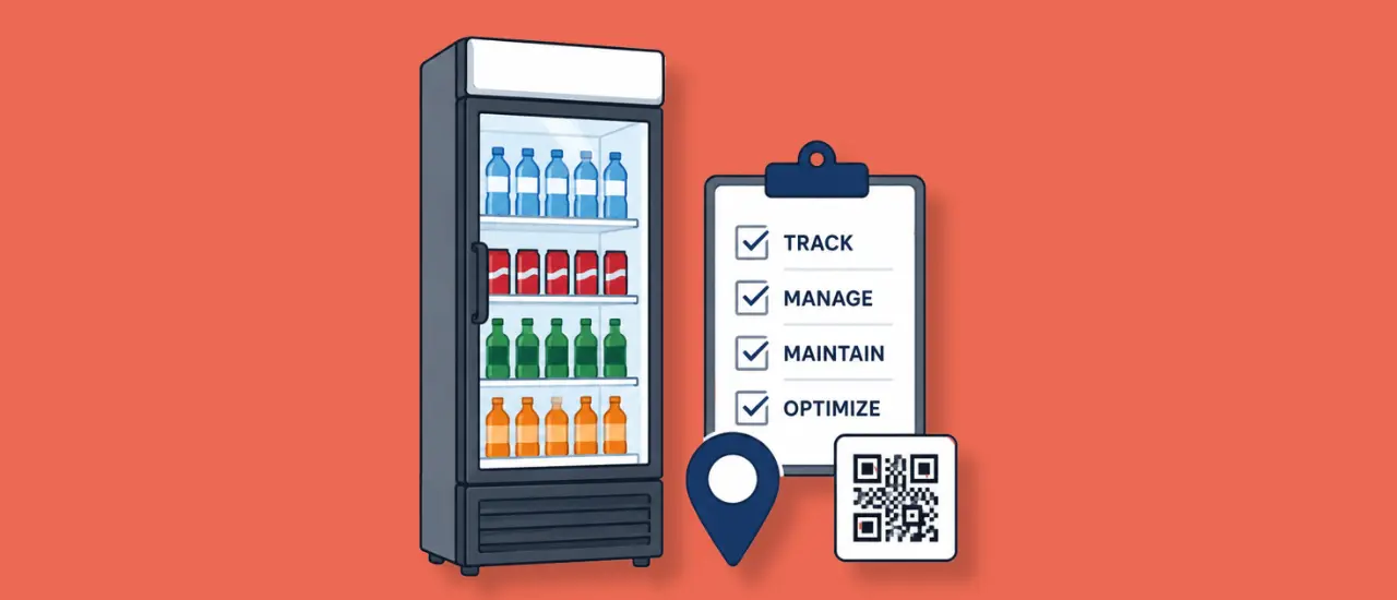 Cooler management software for beverage companies