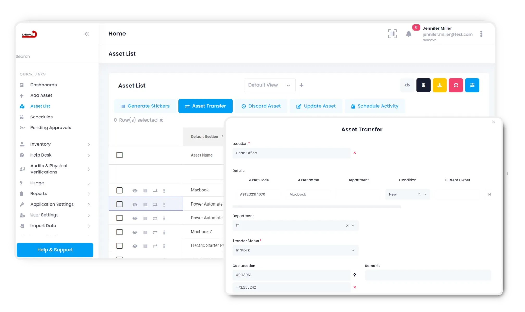 Smart Asset Control