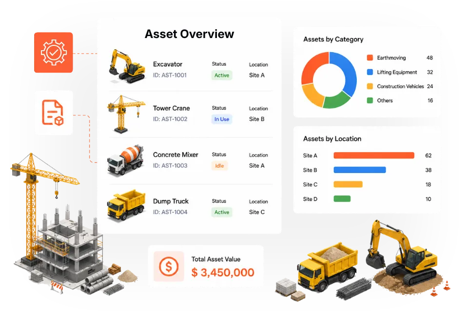 Asset Management for Construction Sites