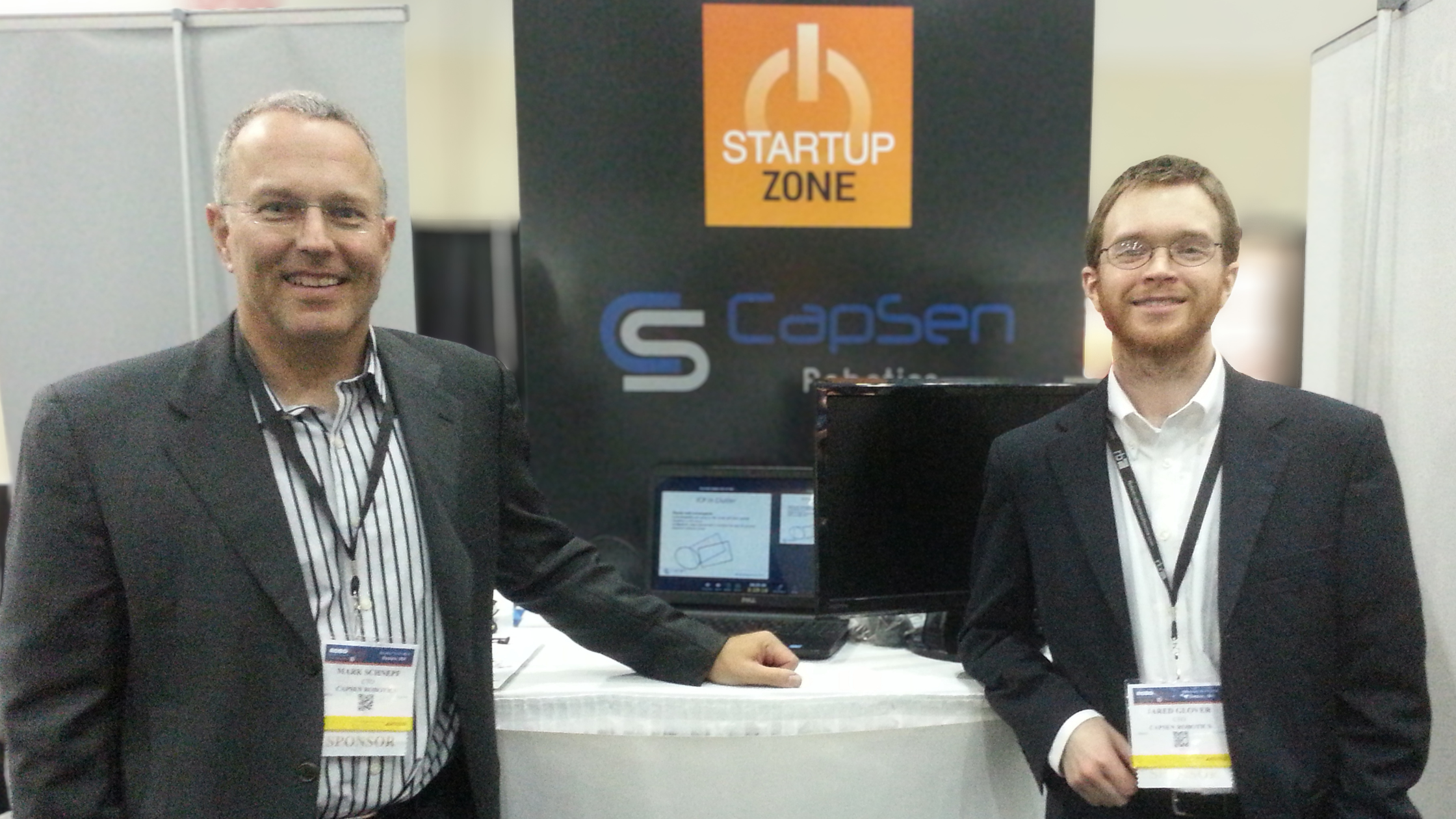 CapSen co-founders, Mark Schenpf(L) and Jared Glover
