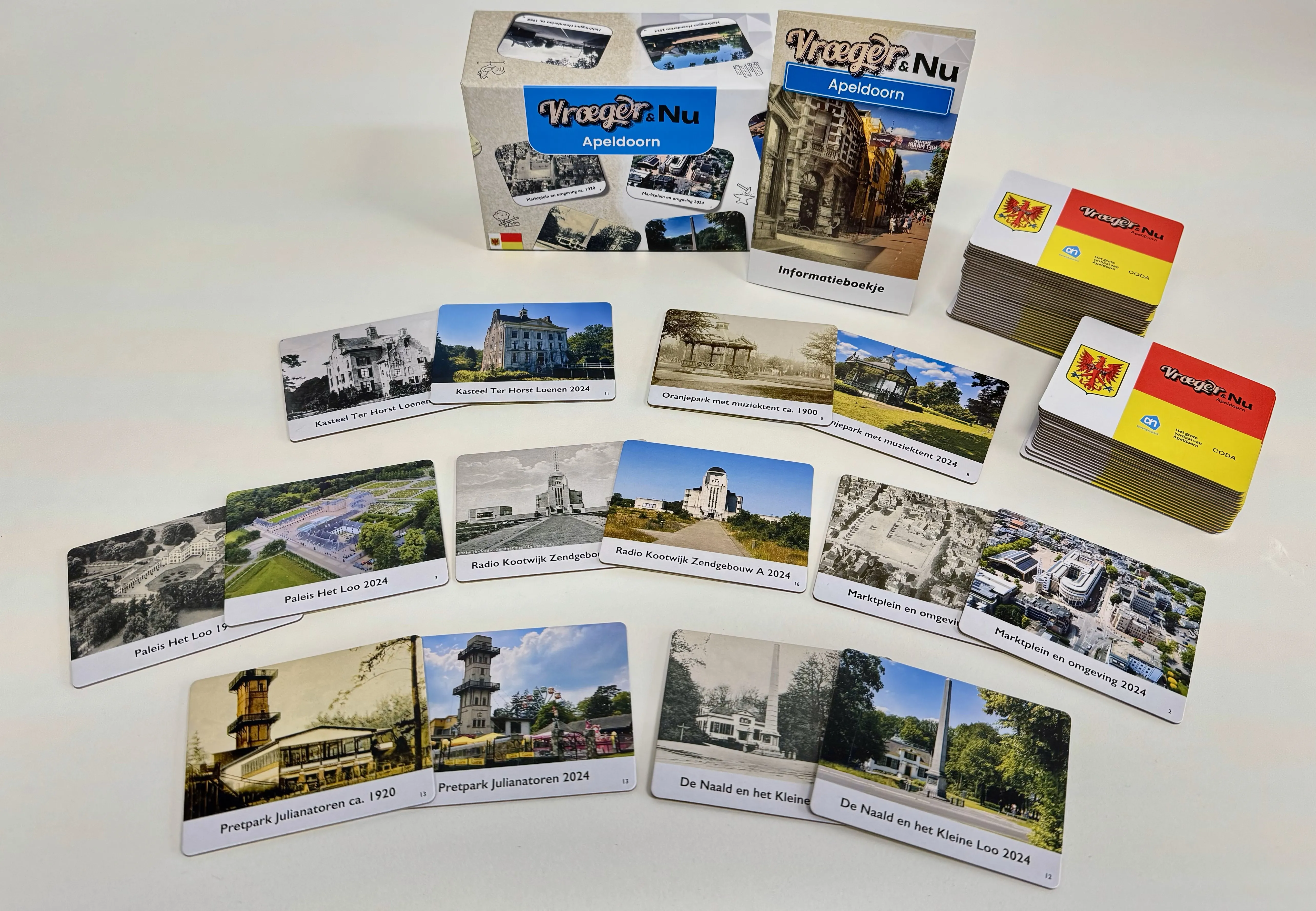 Vroeger & Nu Memoryspel: 100 jaar veranderingen in Apeldoorn
