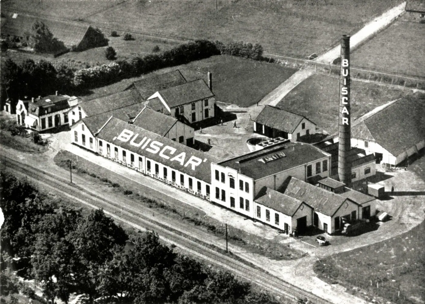 De fabriek aan Kanaal Zuid in 1952