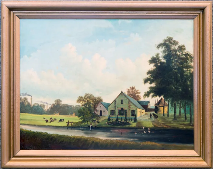 De boerderij van Vosselman door Gradus ten Pas, 1896-1899 