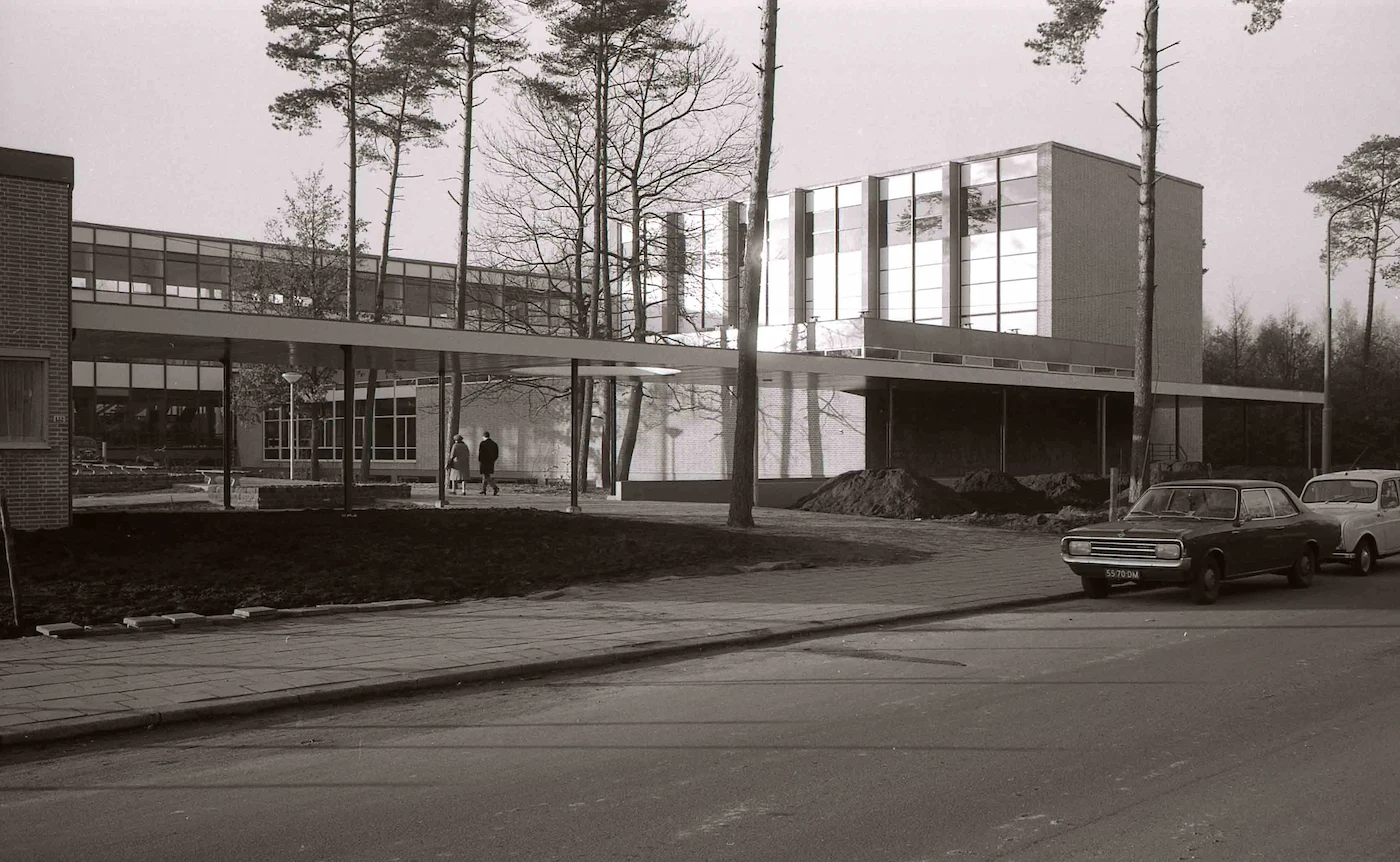 Veluws College aan de Waltersingel in 1969