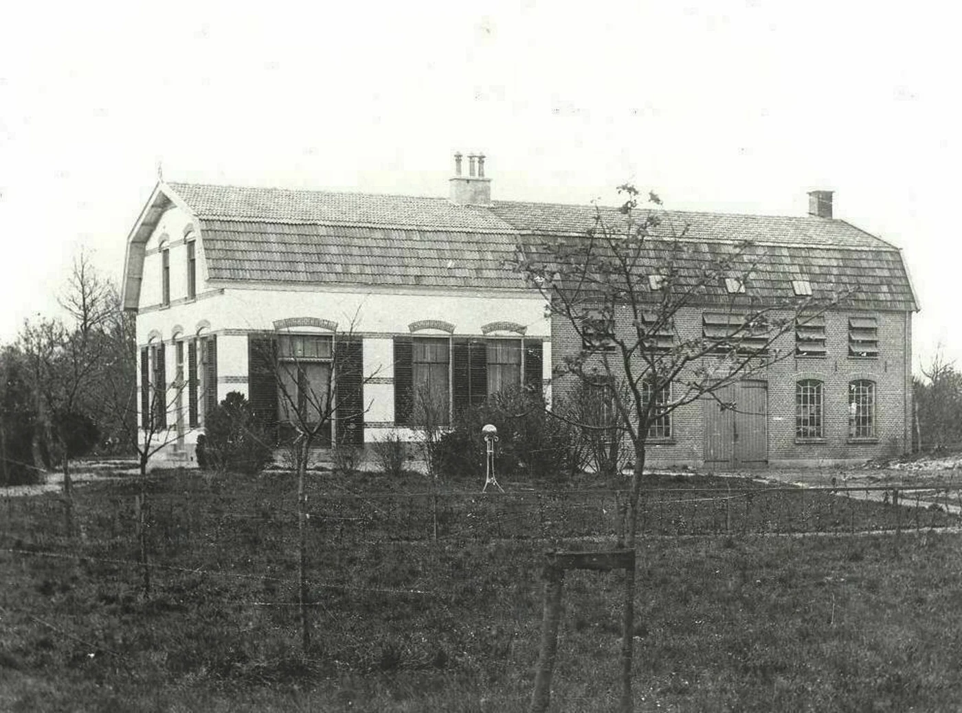 Het Hamermolencomplex als wasserij, 1915