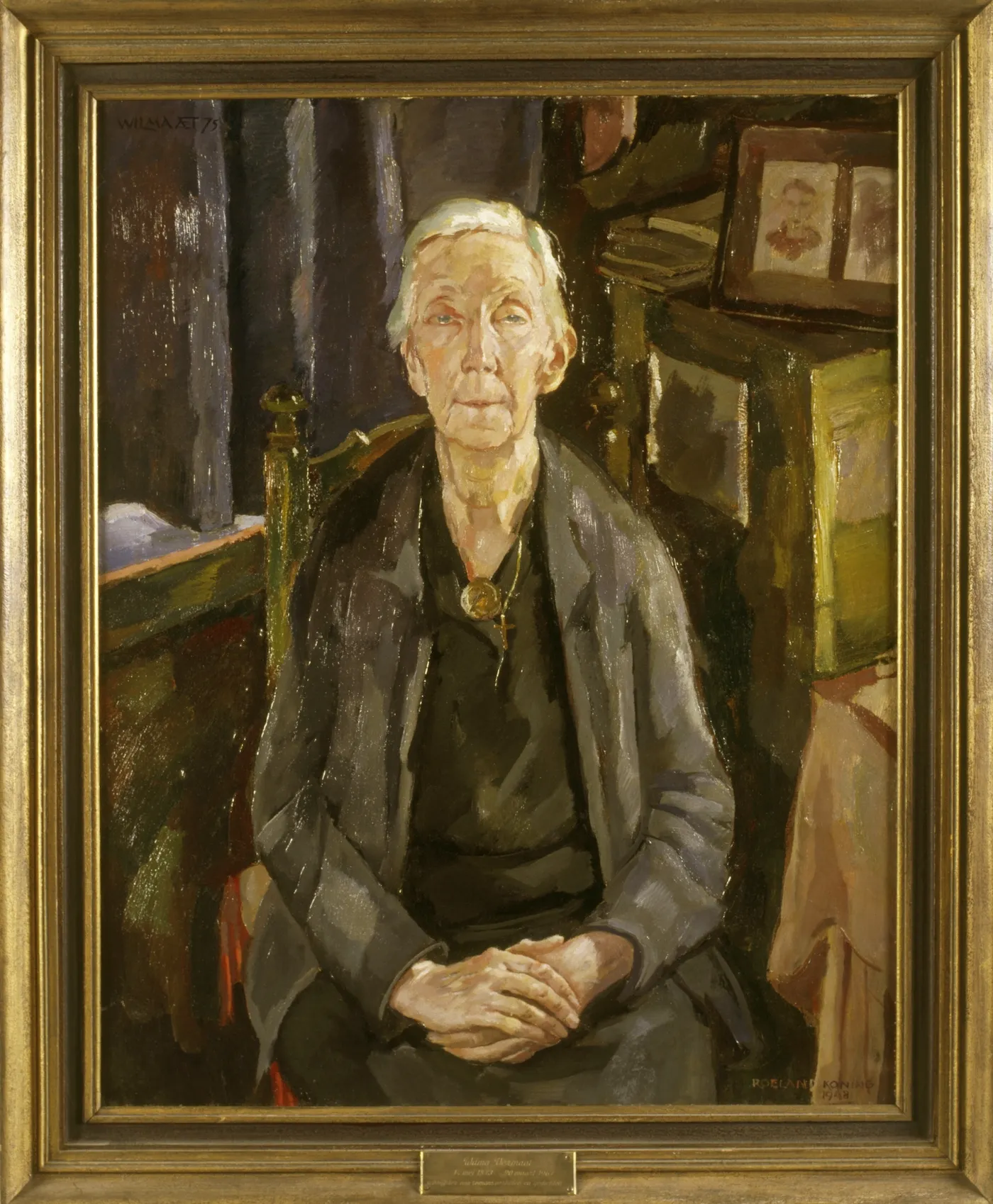 Portret van Wilma Vermaat, Roeland Koning 1949