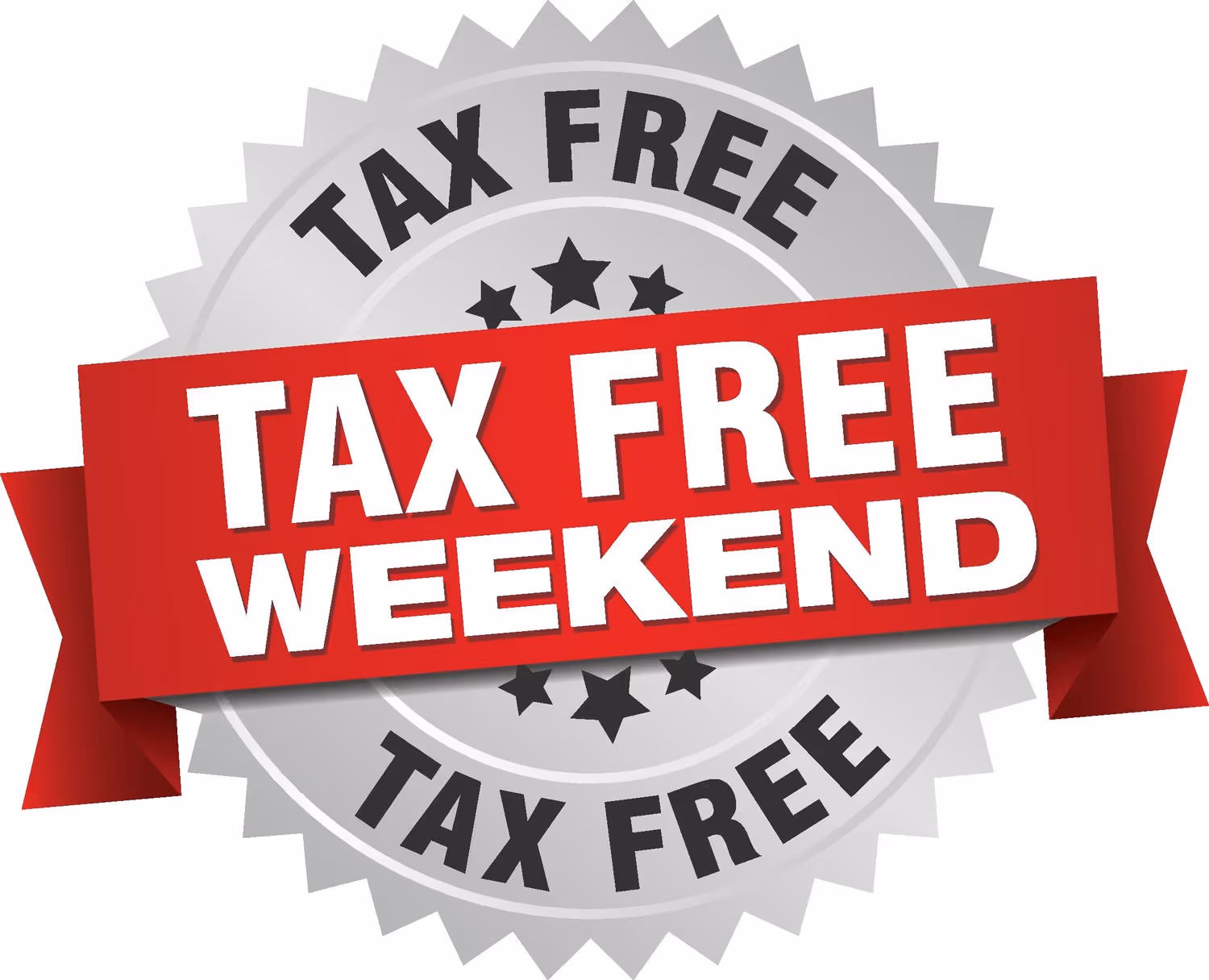 Tax free weekend graphic
