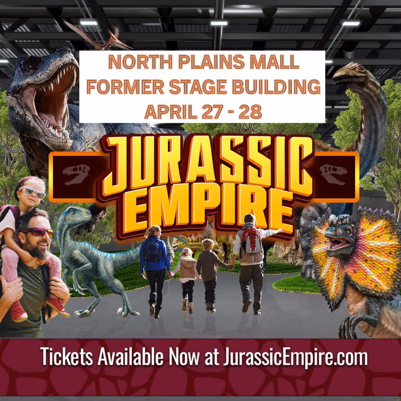 Jurassic Empire event announcement