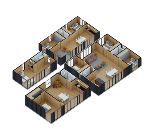 Modular Homes with 2 Bedrooms