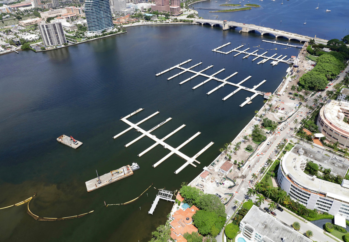 August Construction Update | Town of Palm Beach Marina blog