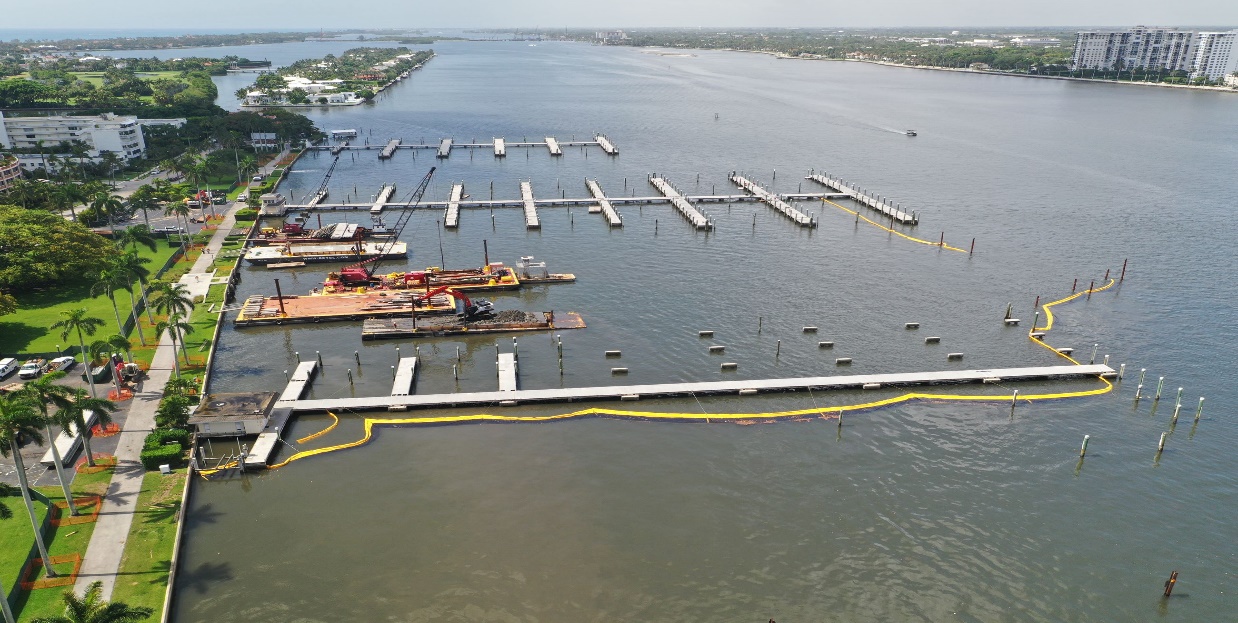 July Construction Update | Town of Palm Beach Marina blog