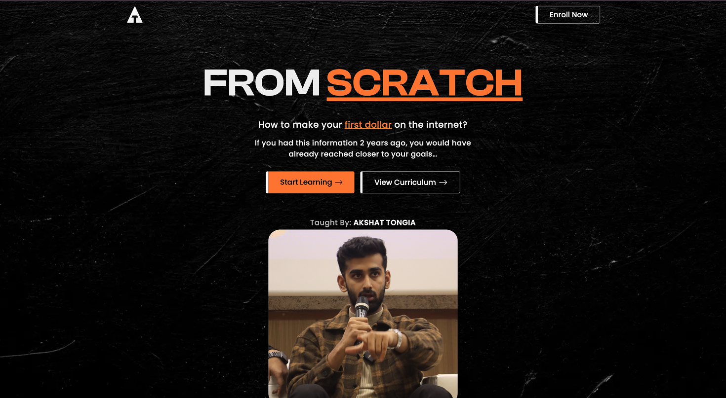 Project Image From Scratch