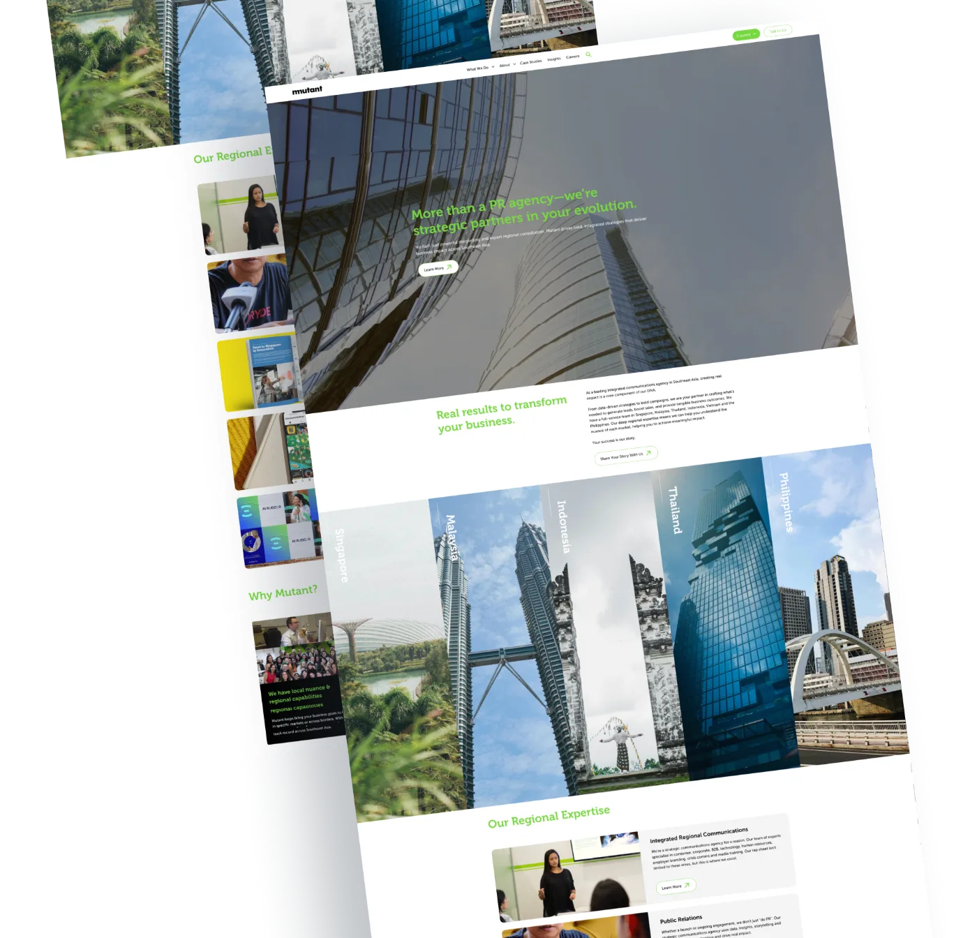 Mutant website by FlowCreates