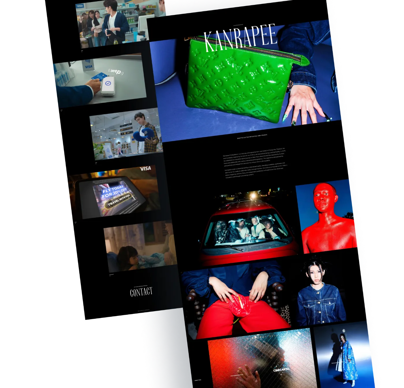 CINECARTEL website by FlowCreates