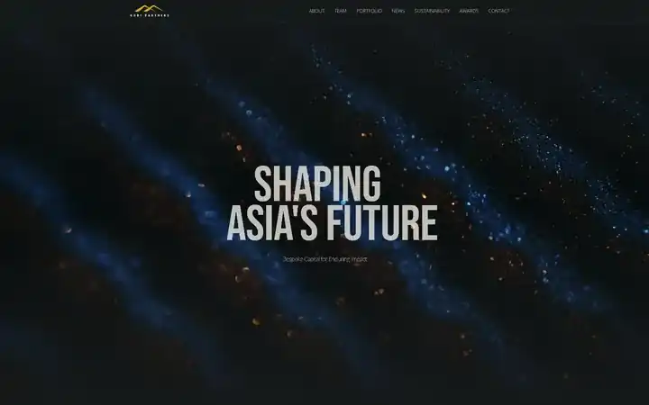Gobi Partners website by FlowCreates