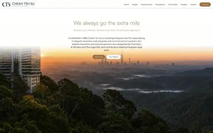 CTS Lawyers website by FlowCreates