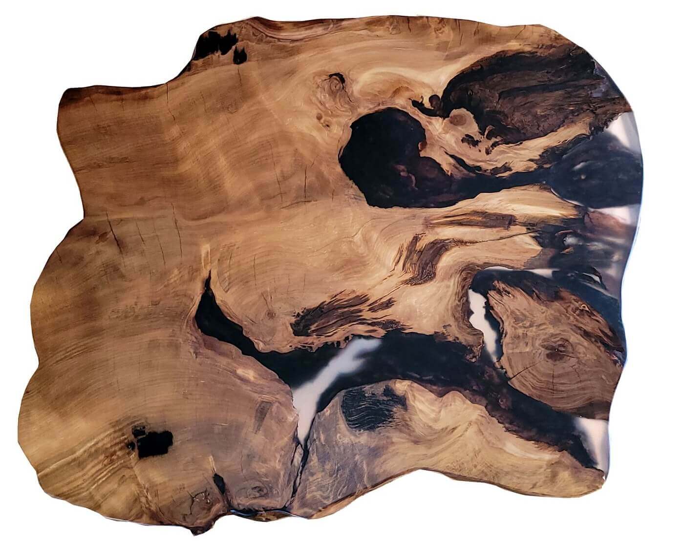 Designer Root Wood Coffee Table as Wooden Table with Artistic Kauri Wood Table Top a Unique Piece