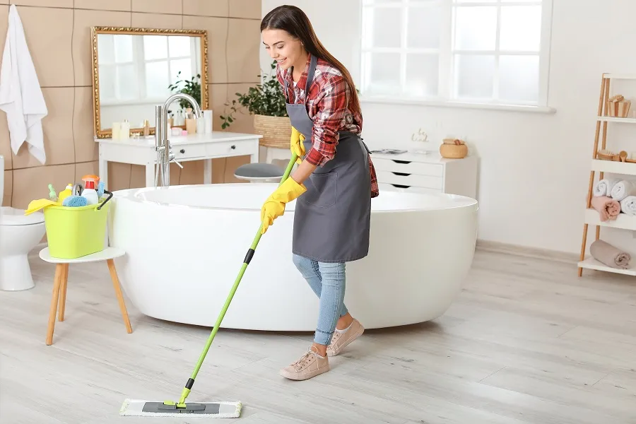 Mop and Disinfect the Floor
