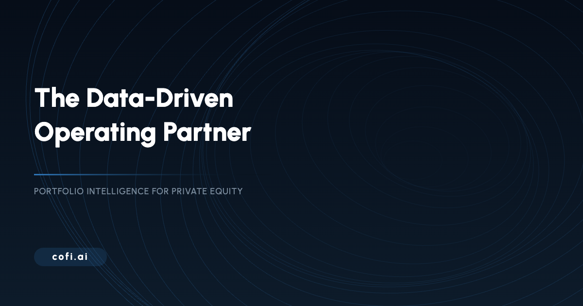 The Data-Driven Operating Partner
