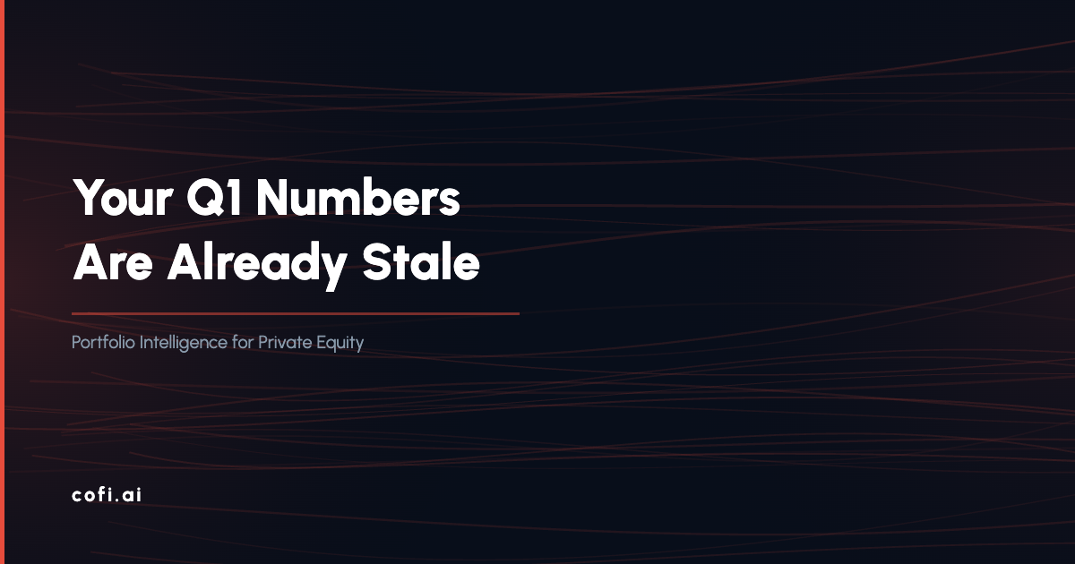 Your Q1 Numbers Are Already Stale