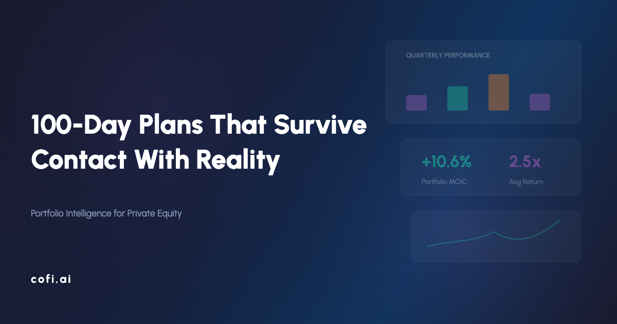 100-Day Plans That Survive Contact With Reality