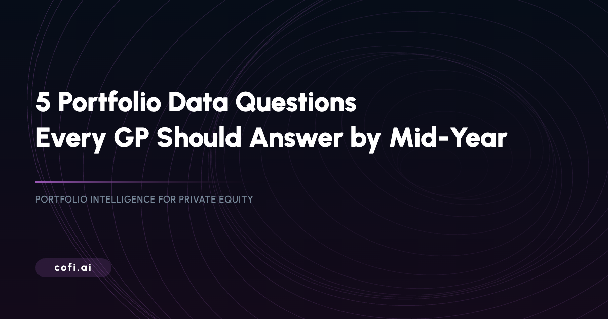 5 Portfolio Data Questions Every GP Should Answer by Mid-Year