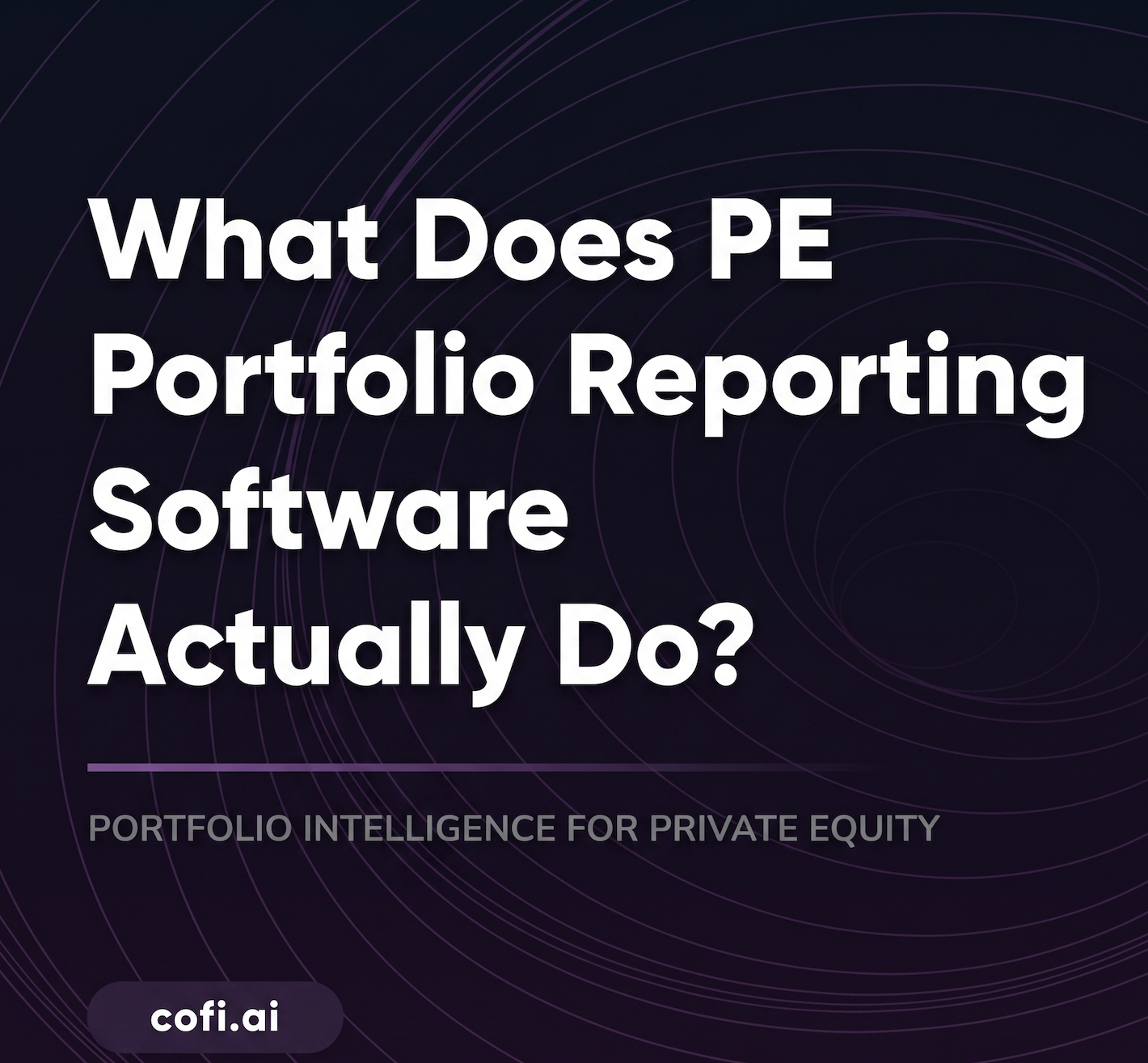 Best PE Portfolio Reporting Software: 2026 Buyer's Guide