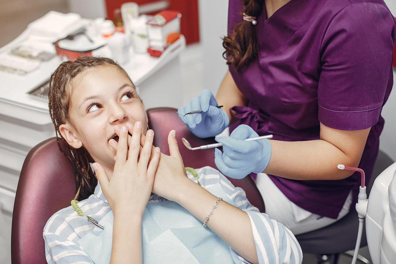 Child receiving a gentle dental checkup at Main Street Dental in Vista, CA