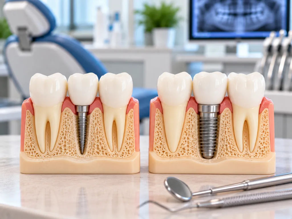 Mini vs standard implants