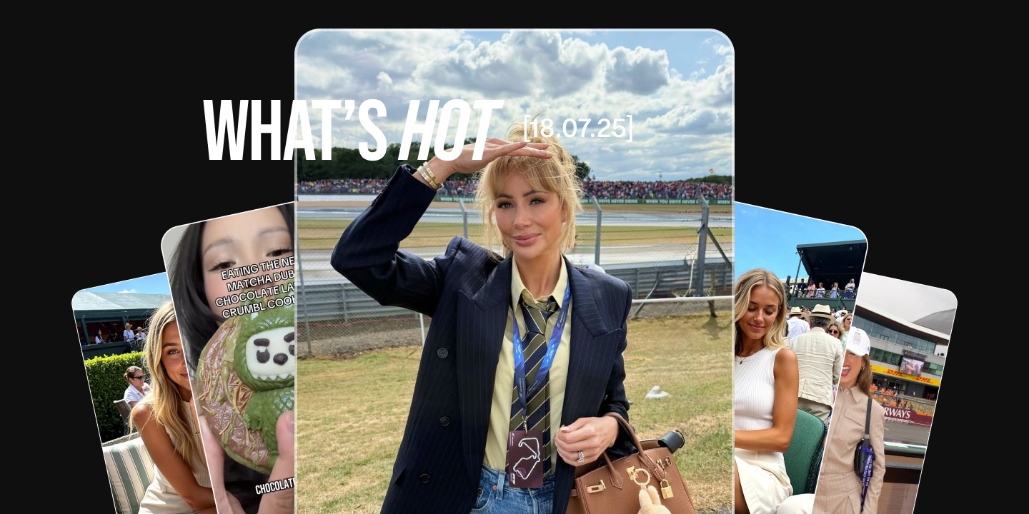 What’s Hot On Socials? Wimbledon, Trend Inception & F1 Influencers