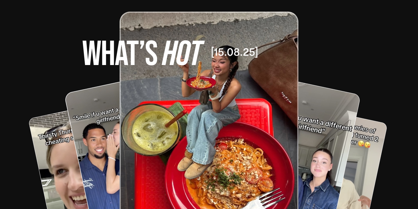What’s Hot On Socials? Smile If You, Experimental Editing & Storytelling