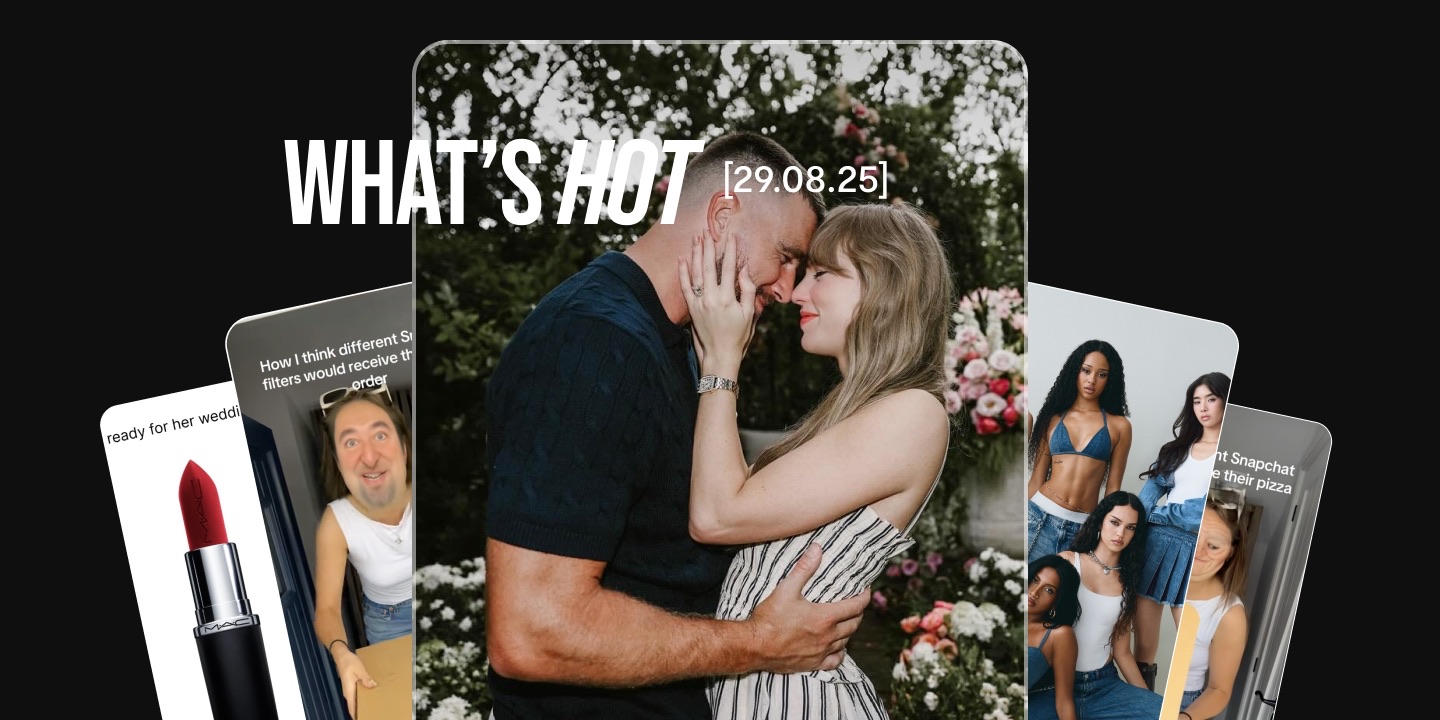What’s Hot On Socials? Taylor Swift’s Engagement, KATSEYE x GAP & Snapchat Filters