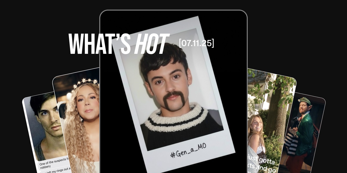 What’s Hot On Socials? Mom's Texts, Movember, Christmas Ads