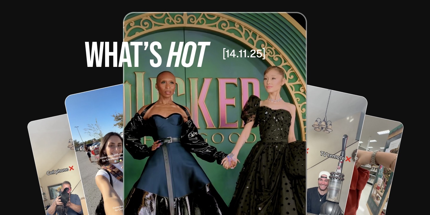 What’s Hot On Socials? Wicked For Good, Guessing Objects & Christmas Came Early