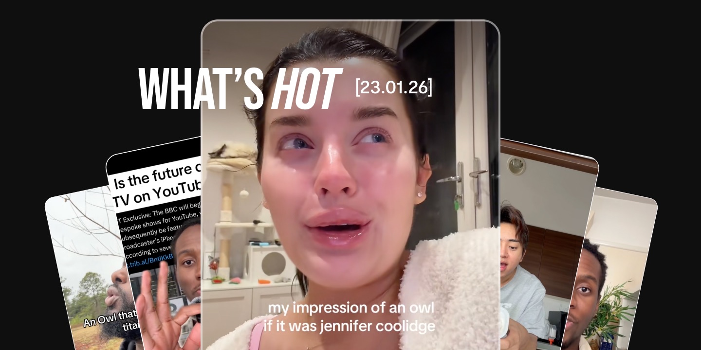 What’s Hot On Socials? Japanese Cheesecake, Owl Impressions & BBC Expands to YouTube