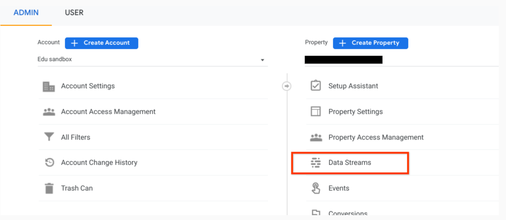 Data streams in google analytics image 