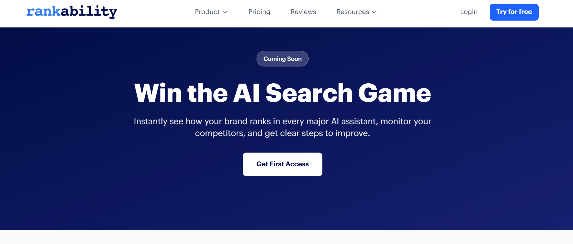 Ranakbility AI platform