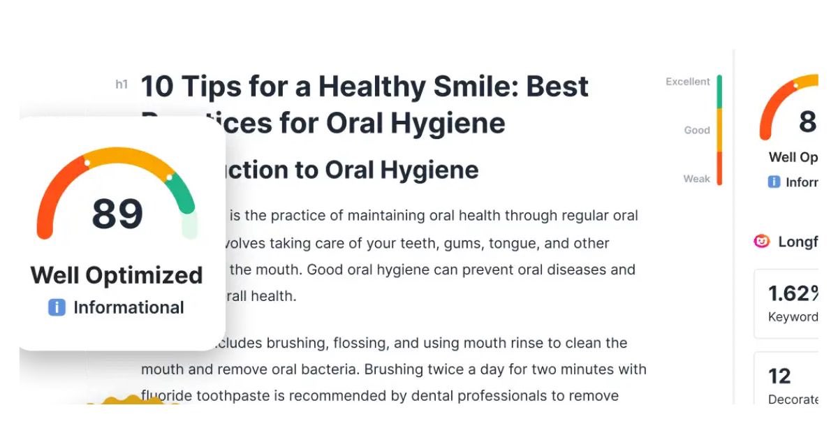 SEO Optimization Report on SurgeGraph